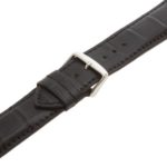 Hadley-Roma Men’s MS2022RA-200 20mm Black Genuine Alligator Leather Watch Strap