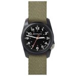 Bertucci A-1R Field Comfort 10501 Mens Drab Nylon Band Black Quartz Dial Watch