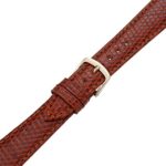 Hadley-Roma Men’s MSM715RR-170 17mm Tan Genuine Java Lizard Leather Watch Strap
