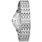 Bulova Men’s Quartz Stainless Steel Dress Watch, Color:Silver-Toned (Model: 96A188)