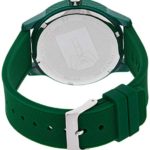 Lacoste Men’s TR90 Japanese Quartz Watch with Rubber Strap, Green, 20 (Model: 2010985)