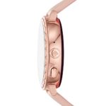 kate spade new york Women’s Scallop 2 Stainless Steel Touchscreen smartwatch Watch with Leather Strap, Beige, 16 (Model: KST2009)