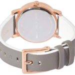 DKNY Women Soho Quartz Leather Gray with Rose Gold White Dial Watch NY2764