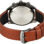 Citizen Men’s Drive Stainless Steel Quartz Leather Calfskin Strap, Brown, 22 Casual Watch (Model: AT2447-01E)