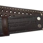 Hadley-Roma MS915 Brown Luminox Style Leather Replacement Watch Strap 22mm