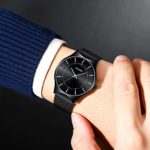 Ruiwatchworld Men’s Analog Quartz Watch Men Simple Watches Minimalist Wrist Watches Reloj De Hombres