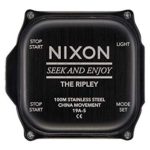 NIXON Ripley A1267 – Black PU Analog Digital Watch