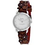 Coach Delancey Beige Dial Brown Leather Ladies Watch 14502761