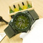 Men’s Sport Watch with Braided Canvas Strap Watches for Men Wrist Watch