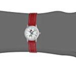 Disney Women’s MN1023 Minnie Mouse White Dial Red Strap Watch