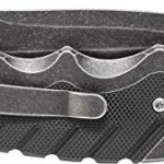 Smith & Wesson Border Guard SWBG10S 8.3in High Carbon S.S. Folding Knife with 3.5in Serrated Tanto Blade and Aluminum Handle for Outdoor, Tactical, Survival and EDC