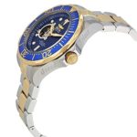 Invicta Men’s 13706 Grand Diver Automatic Blue Textured Dial Two Tone Stainless Steel Watch