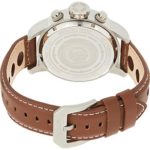 Invicta Men’s S1 Rally 48mm Stainless Steel and Brown Leather Chronograph QuartzWatch, Brown (Model: 16010)
