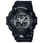 Casio GA710-1A G-Shock Standard Analog-Digital Men039;s Watch (Black/Silver)