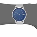 Lacoste Men’s Quartz Watch with Stainless Steel Strap, Silver, 20 (Model: 2011005)