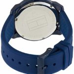 Tommy Hilfiger Men’s Quartz Plastic and Rubber Casual Watch, Color:Blue (Model: 1791322)
