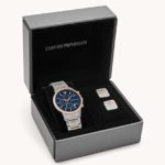 Emporio Armani Men’s Chronograph Multicolor-Tone Stainless Steel Watch AR80025