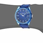 Diesel MS9 Three-Hand Blue Transparent Watch