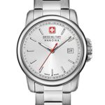 Swiss Military Hanowa Men’s Stainless Steel Quartz Watch, Silver, 20 (Model: 06-5230.7.04.001.30)