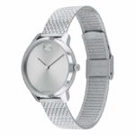 Movado Bold, Stainless Steel Case, Silver White Dial, Stainless Steel Mesh Bracelet, Women, 3600595