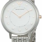 Emporio Armani Women’s Two-Hand Silver-Tone Stainless Steel Watch AR80023