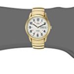 Timex Men’s T2N092 Easy Reader 35mm Gold-Tone Extra-Long Stainless Steel Expansion Band Watch