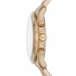 Michael Kors Women’s Quartz Watch with Stainless Steel Strap, Gold, 20 (Model: MK6795)