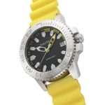 Nautica Men’s Keywest Stainless Steel Japanese-Quartz Watch with Silicone Strap, Yellow, 22 (Model: NAPKYW003)