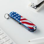 Victorinox Swiss Army Classic SD Pocket Knife, American Flag, 58mm