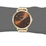 Nixon Women’s Arrow Stainless Steel Japanese-Quartz Watch with Stainless-Steel Strap, Gold, 17.5 (Model: A10902803)