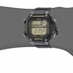 Casio 10 Year Battery Quartz Watch with Resin Strap, Black, 27.2 (Model: DW-291H-9AVCF)