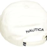 Nautica Men’s Twill 6-Panel Cap, White, One Size