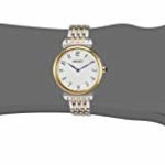 Seiko Women’s Stainless Steel Japanese-Quartz Dress Watch with Stainless-Steel Strap, Two Tone, 12 (Model: SFQ800)