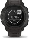 Garmin 010-N2064-00 Instinct, Rugged Outdoor Watch with GPS, Features GLONASS and Galileo, Heart Rate Monitoring and 3-axis Compass, 1.27″, Graphite (Renewed)