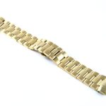 Swiss Legend 24MM 8.0″ Stainless Gold Watch Band Strap Bracelet fits 45MM Swiss Legend World Timer Watch