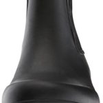 Bogs Men’s Sauvie Slip On Low Height Chukka Waterproof Rain Boot, Black, 10 M US