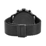 Welder Moody Stainless Steel Gunmetal Mesh Dual Time Watch with Date 38mm