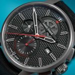Louis Erard Men’s ‘Sportive’ Chronograph Black Dial Black Fabric Strap Automatic Watch 78240TS02.BATT02