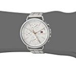 Tommy Hilfiger Women’s Casual Sport Stainless Steel Quartz Watch with Stainless-Steel Strap, Tone, 18 (Model: 1781787)