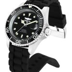 Invicta Men’s Pro Diver Automatic Watch with Silicone Band, Black (Model 23678)
