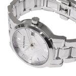 BURBERRY Women’s BU9100 Large Check Stainless Steel Bracelet Watch