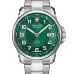 Swiss Military Hanowa Unisex-Adults Analog Quartz Watch with Stainless Steel Strap 06-5330.04.006, Silver, One Size, Bracelet