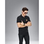 Genuine Porsche Crest Men’s Polo Shirt – Black – European Size 2XL