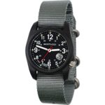 BERTUCCI DX3 Field Watch | Vintage Drab Nylon Band | Swiss Super Luminous Technology | Innovative Design, Durable Build, Light Weight Comfort | 11201