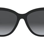 BURBERRY Clare BE 4308 3853T3 Black Plastic Square Sunglasses Black Polarized Lens