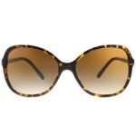 BURBERRY BE 4197 300213 Dark Havana Plastic Square Sunglasses Brown Gradient Lens