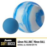Franklin Sports Soft Bocce Set – 8 Soft Bocce Balls and 1 Pallino – Perfect for Beach, Backyard or Outdoor Party Game – Family Set