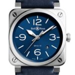 Bell & Ross Instruments Blue Steel Men’s Watch BR0392-BLU-ST/SCA