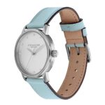 COACH 14503973 Silver Dial Blue Leather Strap Ladies Grand 36mm Watch