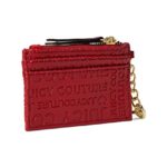 Juicy Couture Glam Card Case Scarlet Red One Size